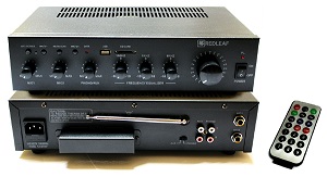 Amplificador 60w, Usb/sd, 2 Mic, 70v/ohm RED-LEAF RLA-60