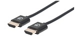 CABLE VIDEO HDMI 2.0 M-M  1M DELGADO 4K MANHATTAN